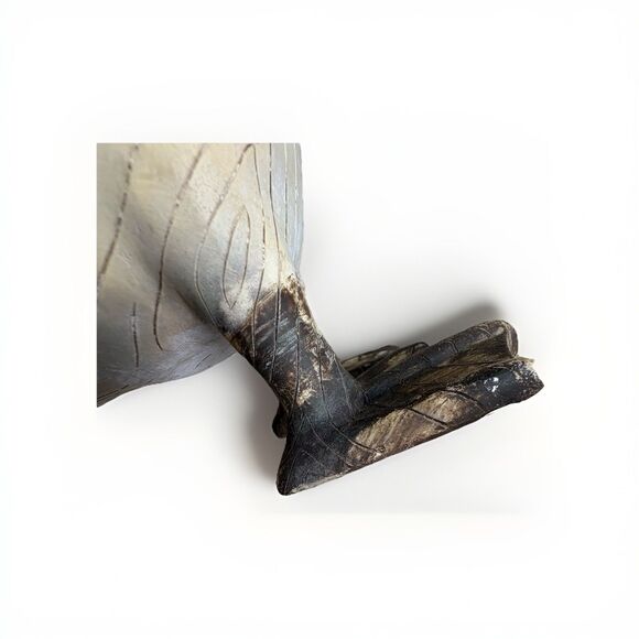 Indian Runner Duck Goose Resin Wood like Sophie Farmhouse Shelf Sitter Decor 8” - Picture 4 of 7